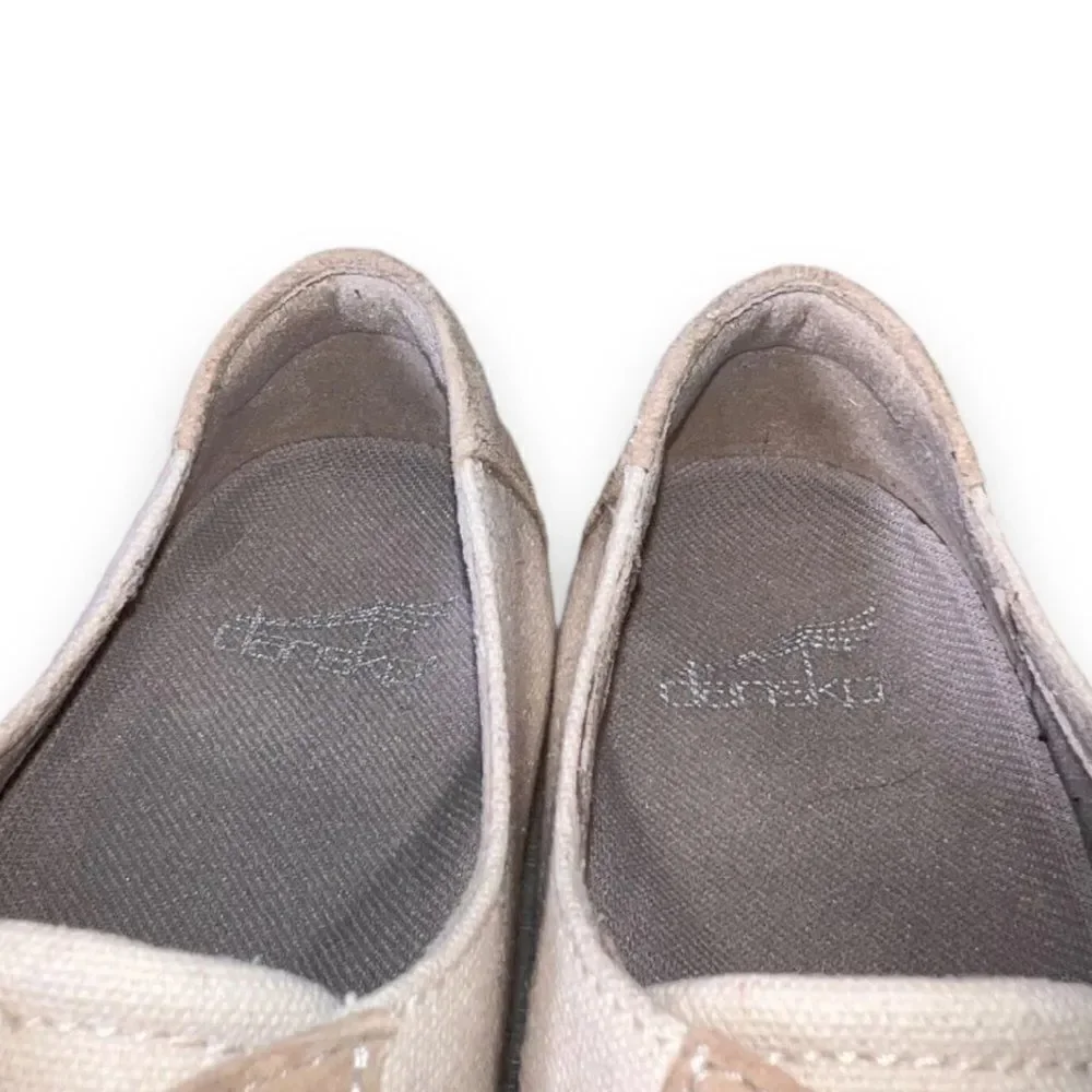 Dansko‎ Olisa Floral Print Sneakers Beige/Tan 47100303303 Women's 7.5-8